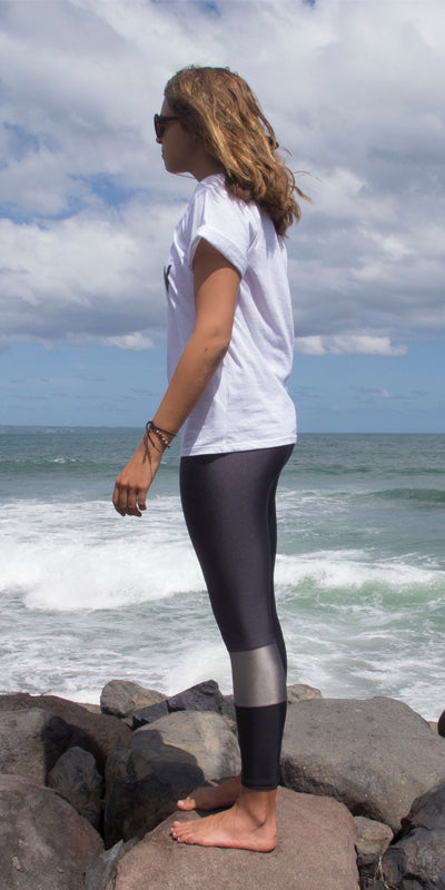 Women's Black Tights, Surf Leggings, Salti People