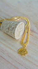 Load image into Gallery viewer, YOG. GOLD LOTUS NECKLACE