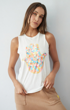 Load image into Gallery viewer, SPIRITUAL GANGSTER X KR HAMSA MUSCLE TEE