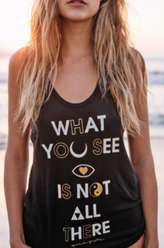 SPIRITUAL GANGSTER WHAT YOU SEE ROCKER TANK *SPECIAL