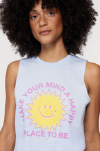 Load image into Gallery viewer, SPIRITUAL GANGSTER HAPPY PLACE MUSCLE TEE