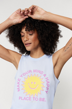 Load image into Gallery viewer, SPIRITUAL GANGSTER HAPPY PLACE MUSCLE TEE