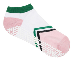 MOVEACTIVE CLASSIC LOW RISE GRIP SOCKS - PREPPY PINK